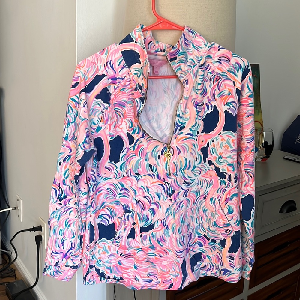 Lily Pulitzer quarter zip, used